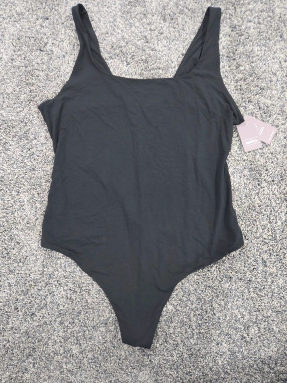 Black One-Piece Bodysuit womens size 2X